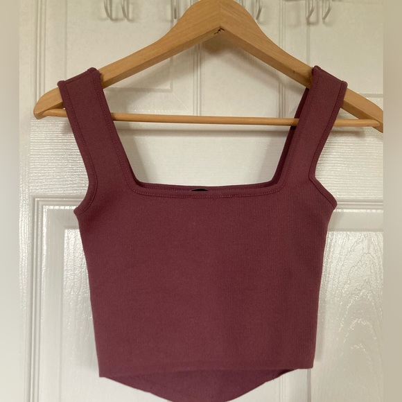 NWOT Zara Crop Tank Top - Picture 2 of 5